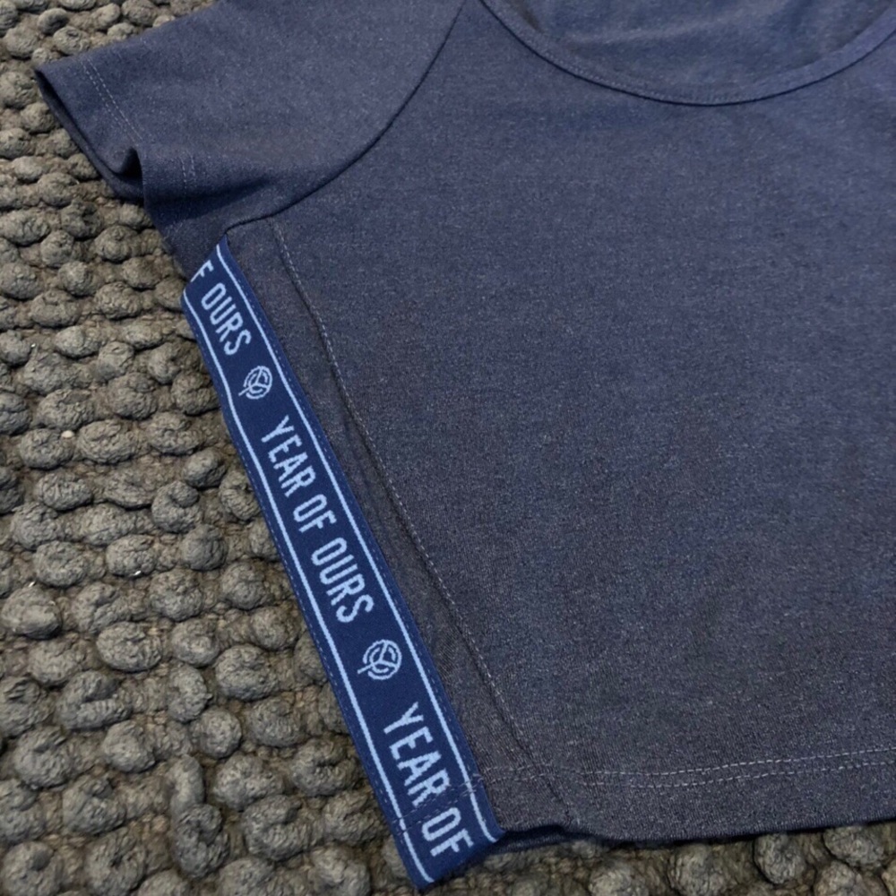 Revolve Year of Ours Navy Blue Atheltic Top - Picture 2 of 3